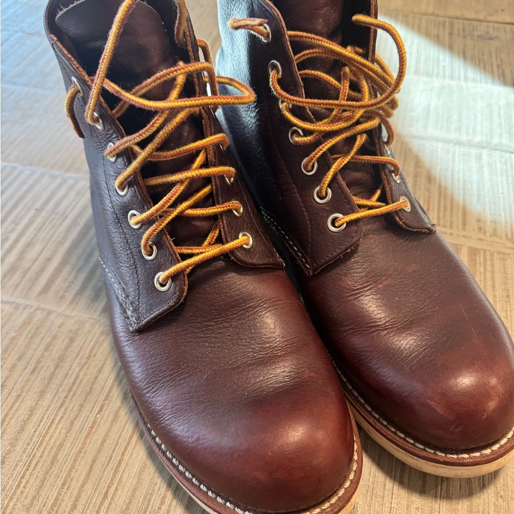 Red Wing Shoes 8196 round toe briar oil slick 9.5 D